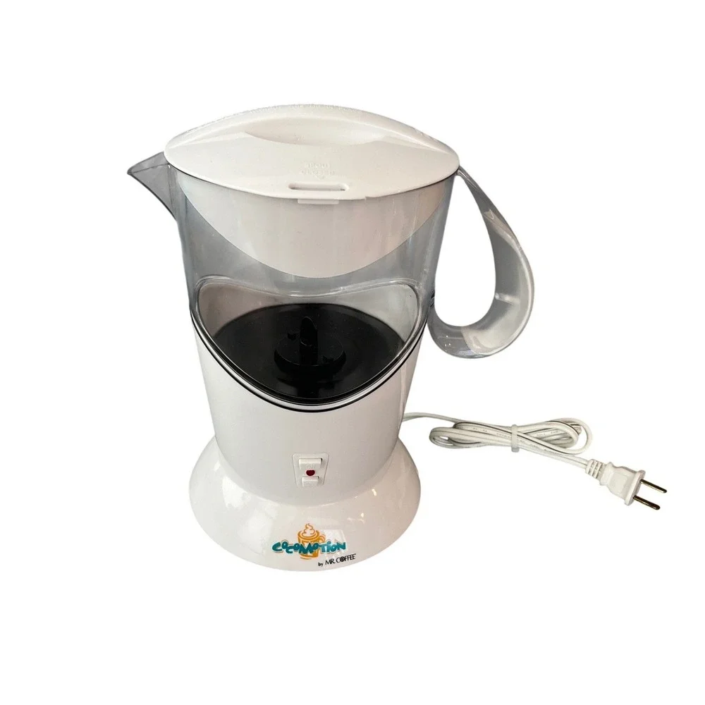 Cocomotion Hot Cocoa Maker Mr Coffee White Electric Beverage Mixer HC4